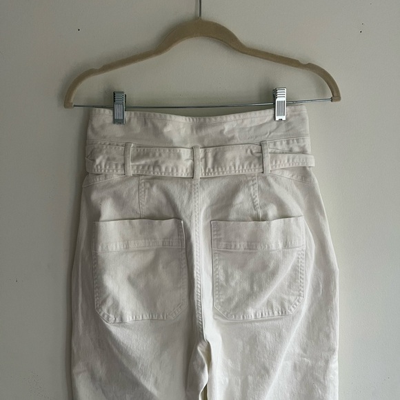 MARISSA WEBB White Canvas Pants Size 6 - Picture 8 of 8